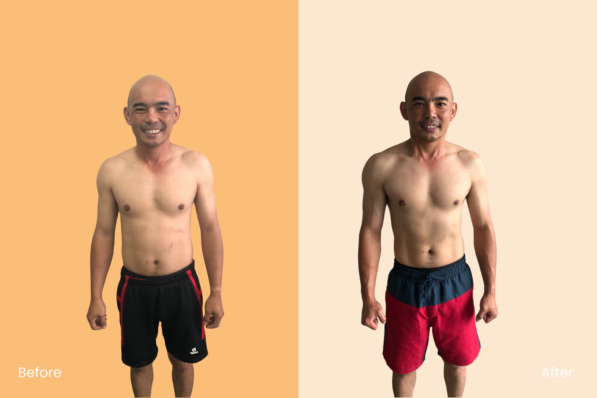 Steven — body transformation in 30 days at Fitcom